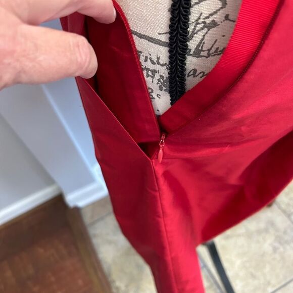 Ann Taylor Elegant Red Strapless Dress - Picture 11 of 11